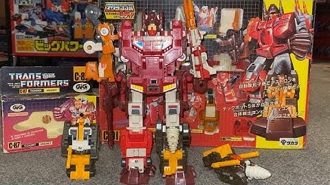 Transformers generation one Nosecone review. G1 vintage combiner computron collection variant box