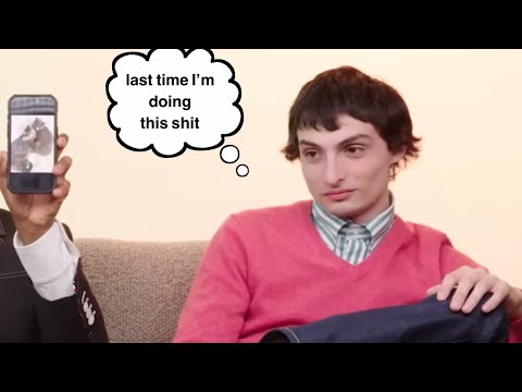 Finn Wolfhard HATING HIS JOB for 2 minutes