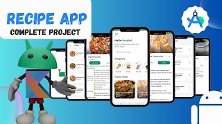 Recipes App Tutorial in Hindi - Complete Android Studio Project screenshot 3