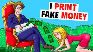 I Took Revenge on my Gold Digger Gf By Printing Fake Money  | My Animated Story