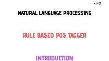 Explain Rule based POS Tagger|Rule based POS Tagging|POS Tagging|Natural Language Processing