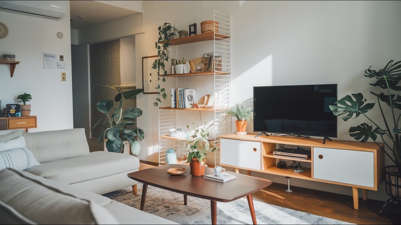 View of Stunning Small Apartment Tour and Makeover - YouTube