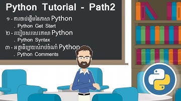 python tutorial - path 2 - khmer