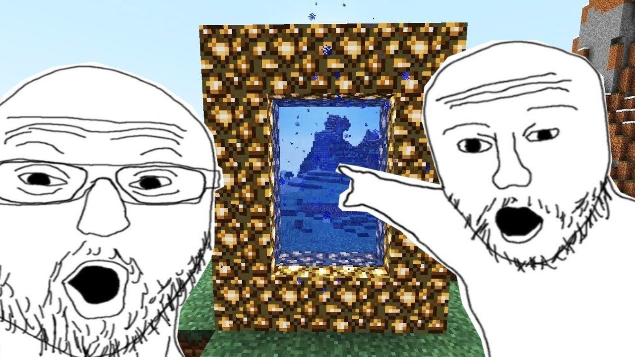 КАК СОЗДАТЬ ПОРТАЛ В РАЙ В МАЙНКРАФТЕ БЕЗ МОДОВ, СМС И РЕГИСТРАЦИИ!!!1 ...