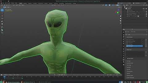 Shredded Alien - Low Poly 3D Model Demo