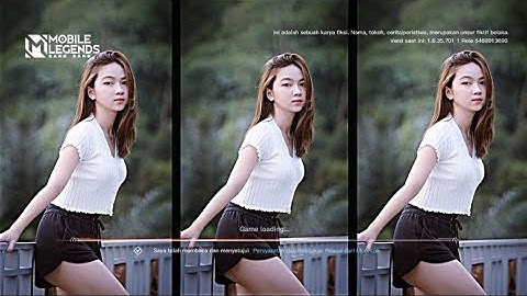 LOADING SCREEN MLBB X ANGELINE BERDAMAGE CUY AUTO WINSTREAK