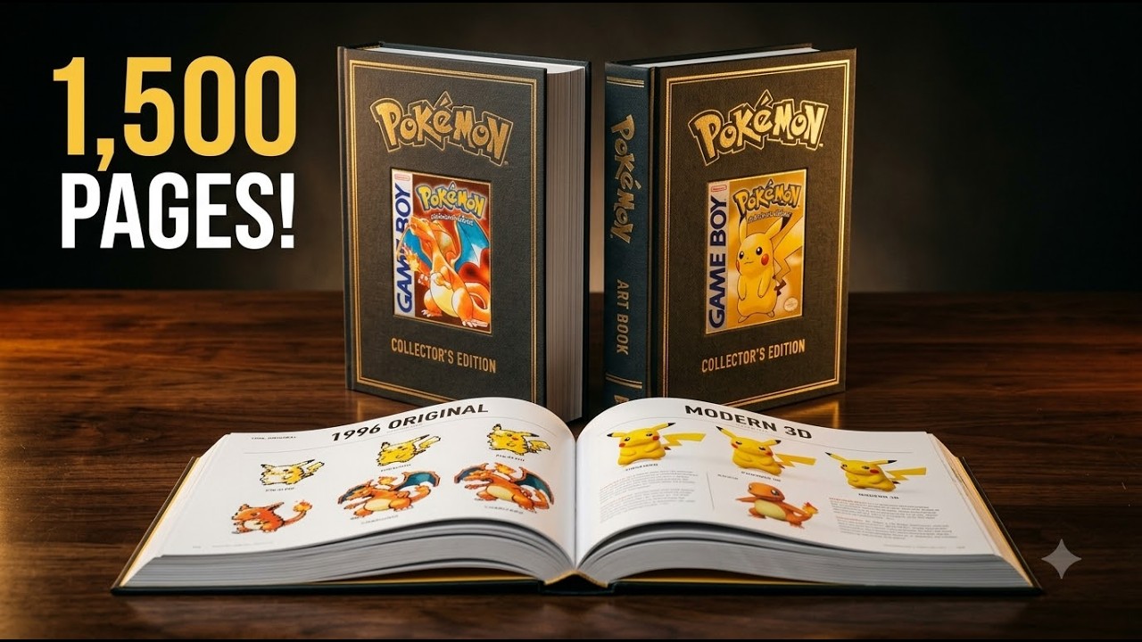 Uncovered アートブック Pokémon & Game Freak Announce Massive 1,500-Page 30th Anniversary