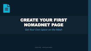 Host Your Site on NomadNet
