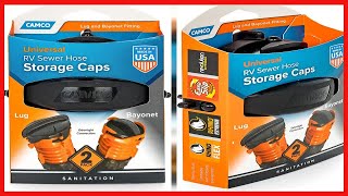 Great product -  Camco RV Sewer Hose Storage Cap Set - Lug and Bayonet Caps | Allows You to Seal Bot