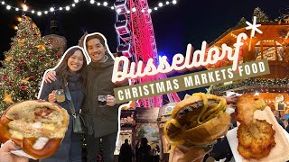 We went to EVERY Christmas Market in Dusseldorf, Germany ...and ate everything! Part ONE