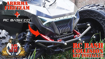 Arrma Fireteam RC Bash Co Collision Kit Install!!!  SUPER SIMPLE!!!