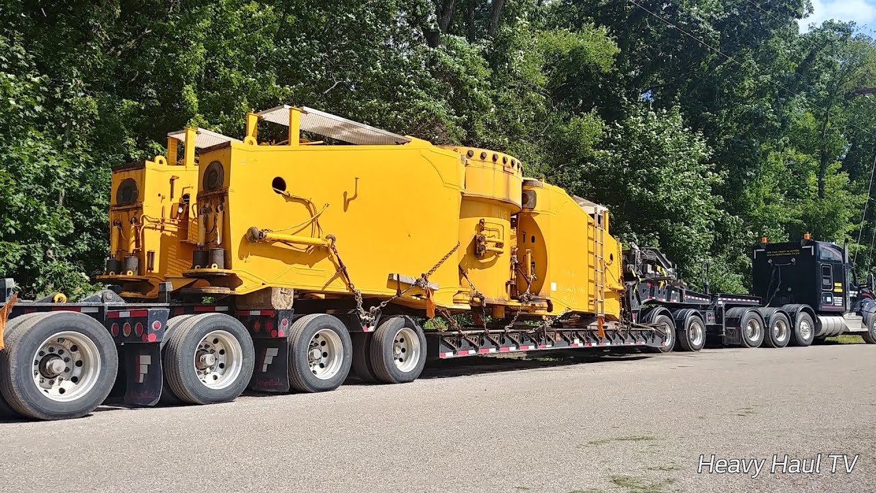 Terex Crane Car Body 103,400 LB USA to Ontario YouTube
