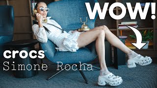 The most fashionable Crocs, EVER? Simone Rocha Siren Clog Review, Sizing and How to Style