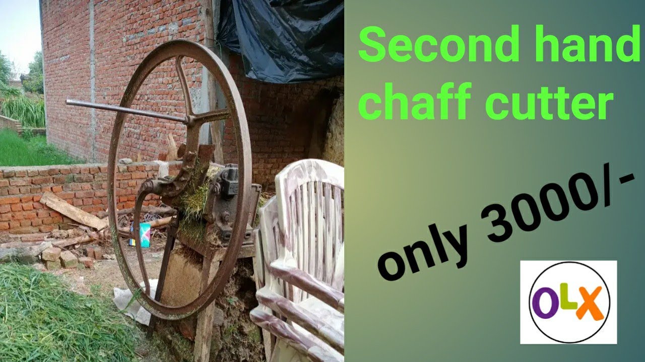 Second hand chaff cutter (kutti machine), sasta chara cutting machine