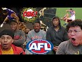 AMERICAN FOOTBALL PLAYERS REACT TO AFL BIGGEST HITS