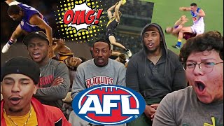 AMERICAN FOOTBALL PLAYERS REACT TO AFL BIGGEST HITS