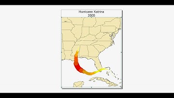Hurricane Katrina Animation using ArcGIS