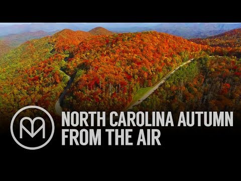 Video: North Carolina Herbst Aus Der Luft - Matador Network