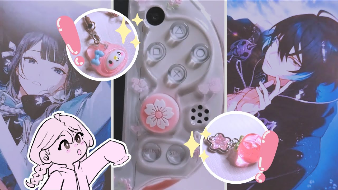 .𖥔 ݁ ˖decorating my 𝒑𝒊𝒏𝒌 ps vita and unboxing over requiemz .𖥔 ݁ ˖