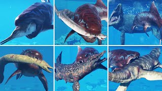 DUNKLEOSTEUS Vs ALL AQUATIC REPTILES  Jurassic World Evolution 2