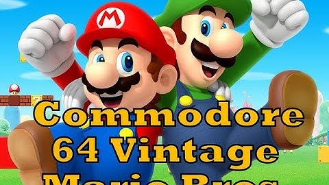 Commodore 64 1541 Disk Drive Mario Bros Brothers Test C64 C-64 Game - Dave Bradley - Episode 649