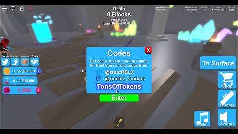 [HUGH SALE] CODES and TWITCH CODES Mining Simulator