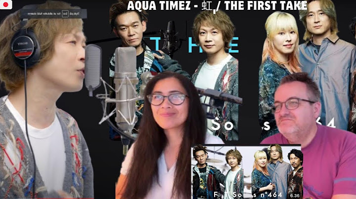 Aqua Timez - 虹 / THE FIRST TAKE | 🇩🇰REACTION