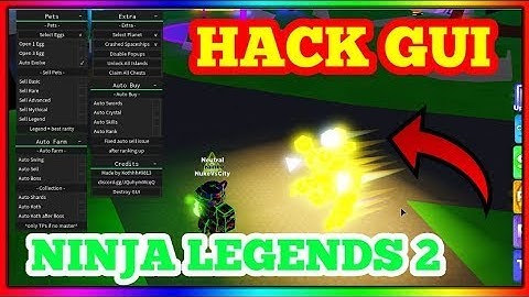 Ninja Legends GUI script for Arceus X/Mobile/S.P.D.M Team/Lua