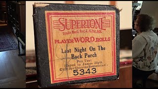 Last Night on the Back Porch 1923 James Blythe piano roll pianolized by Artis Wodehouse
