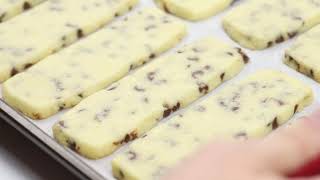 Chocolate Chip Shortbread Cookie Dippers Profile