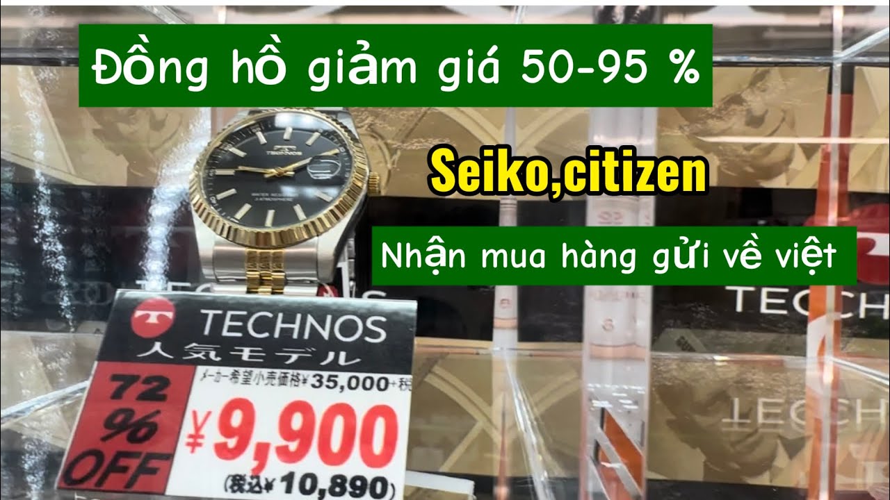 Đồng hồ chính hãng tại nhật giảm giá 50-95%nhận mua tất cả các mặt hàng tại nhật #donghoseik