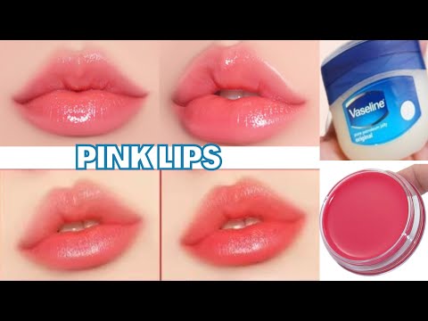 HOW TO MAKE NATURAL DIY LIP BALM AT HOME! Only 2 Ingredients! Natural beauty tips | Soft pink