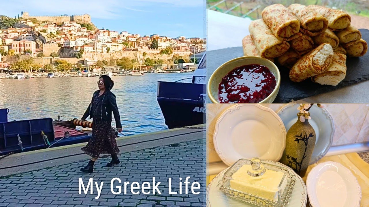 #80 Моя Масленица в греческой деревне | Женский день в Кавале и новая посуда 