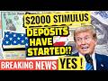 NEW🔥$2000 Stimulus Checks💰ARRIVING Immediately Supreme Court After Ruling?🎉Social Security📈SSI,SSDI✅
