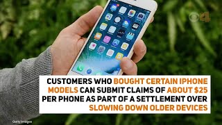 Apple customers can submit claims in iPhone settlement