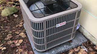 Bosch 18.5 SEER Heat Pump. Super Quiet