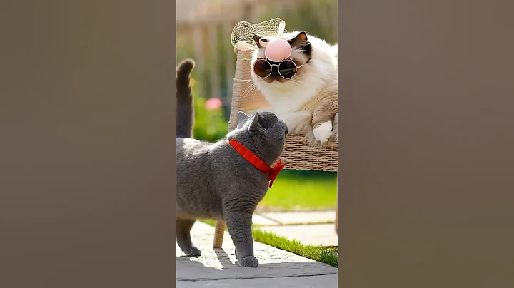 Cat need love…but this happens!  #britishshorthair #viralcats #cat #youtubeshorts #viralanimals