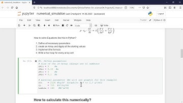 Finite difference Method in Python (heat simulation)