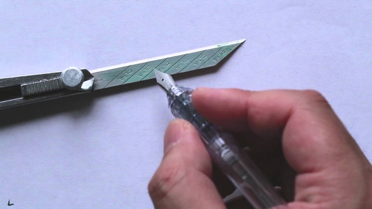 Pilot Penmanship EF Nib Polishing パイロット 習字ペン 万年筆 ペン先