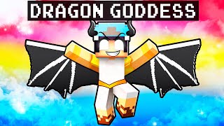 Becoming a DRAGON GODDESS in Minecraft!
