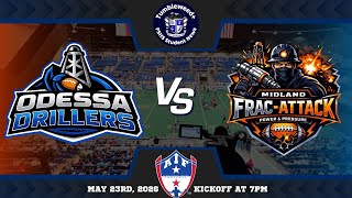 Odessa Drillers vs Midland Frac-Attack - American Indoor Football