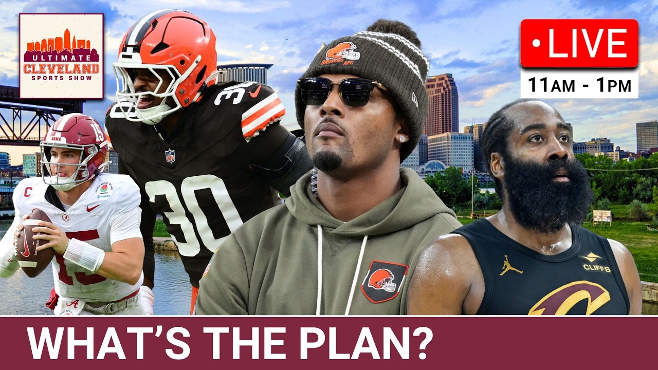 Browns host Ty Simpson on a visit, Deshaun Watson's comeback plan, FA questions & Cavs' title hopes