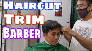 How To Cut Men's Hair Using Scissors Tagalog - Howto Basic