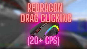 How To DRAG CLICK w/ a Redragon Mouse!