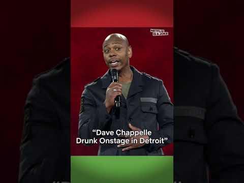 Dave Chappelle Clears Up The Headline That He Was Drunk On Stage In Detroit | The Closer Oct 5th