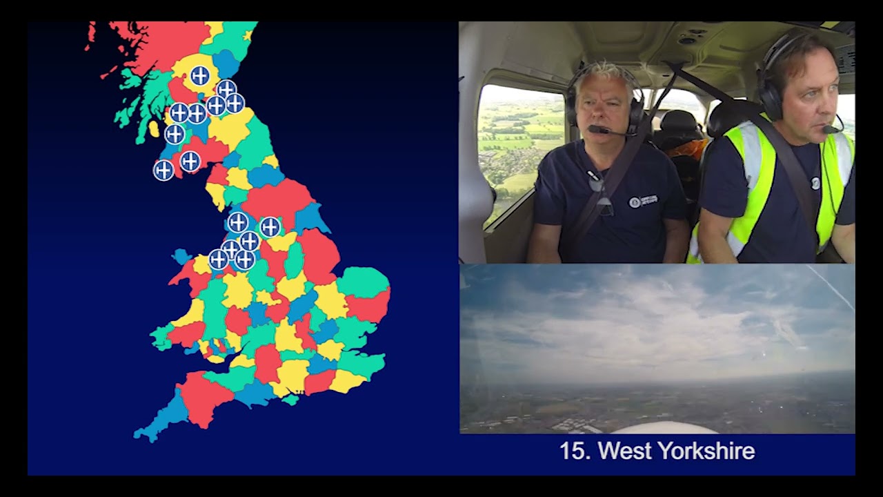 How to get a World Record! A lighthearted video follows two pilots visiting 50 UK counties in 24hrs.