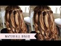 Waterfall braid by sweethearts hair