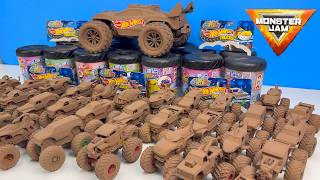 🤯32x Hot Wheels Monster Trucks Color Shifters & Monster Jam Monster Trucks Color Changers + RC JUMP