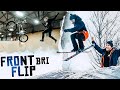 Тренер довёл до травмы | FRONT BRI FLIP на BMX | Первый день на лыжах