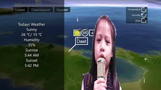 Keziah’s Weather Forecast Grade 1 PT